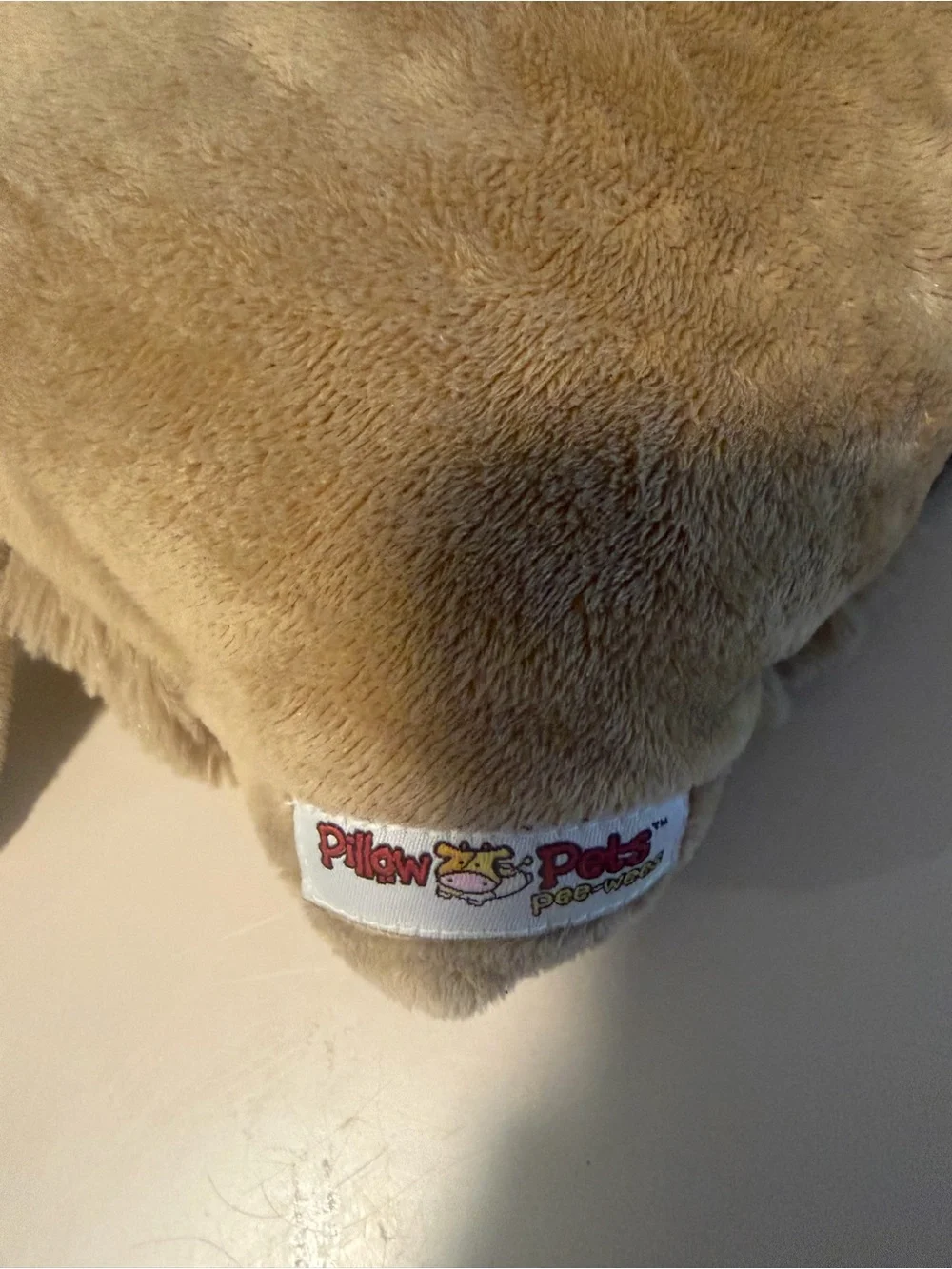 Pillow Pets Pee-Wees Tan Brown Dog Plush Stuffed Animal Travel Pillow 11 inch